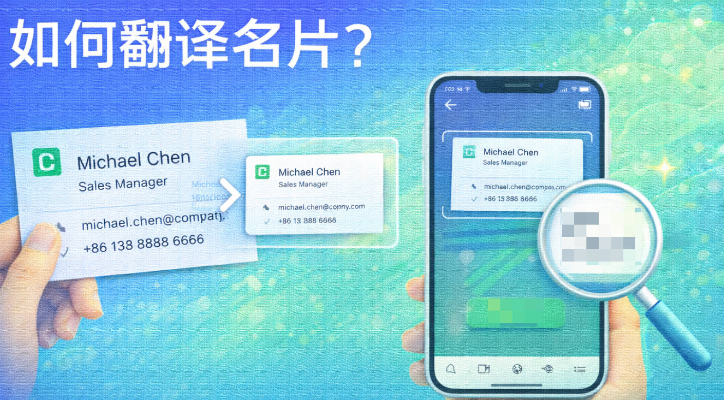 有道翻译如何翻译名片