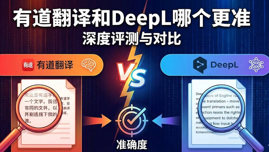 有道翻译和 DeepL 哪个更准？