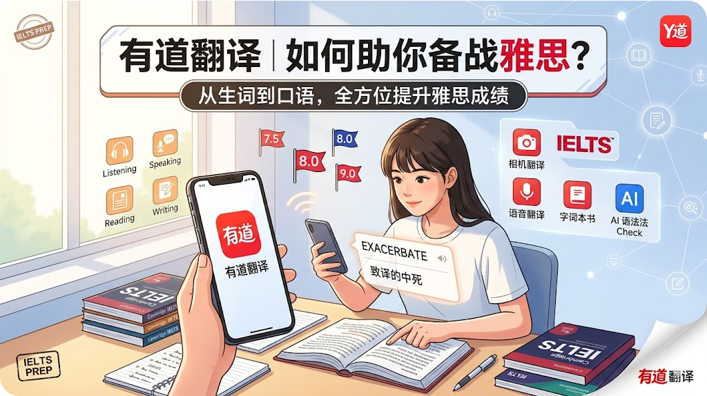 有道翻译如何帮助雅思考生学习